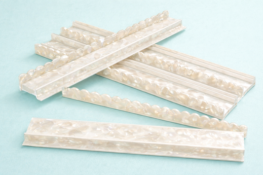 PRE-ORDER 20 inch Scalloped Mother of Pearl Racks/Pushers